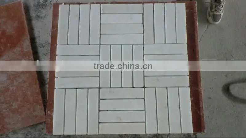 white marble mosaic wall tiles manufacturer