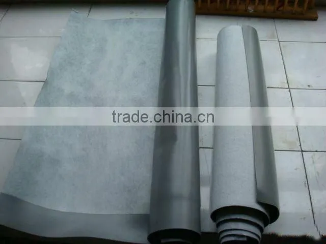 1.2-3.0mm PVC waterproof membrane with fiber in construction
