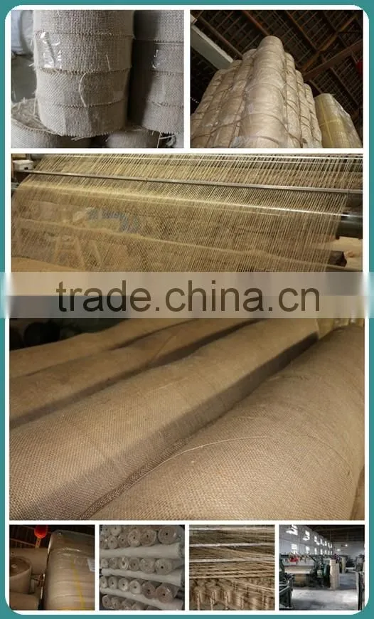 100% jute eco frinedly high quality jute cloth jute fabric (JF-008)