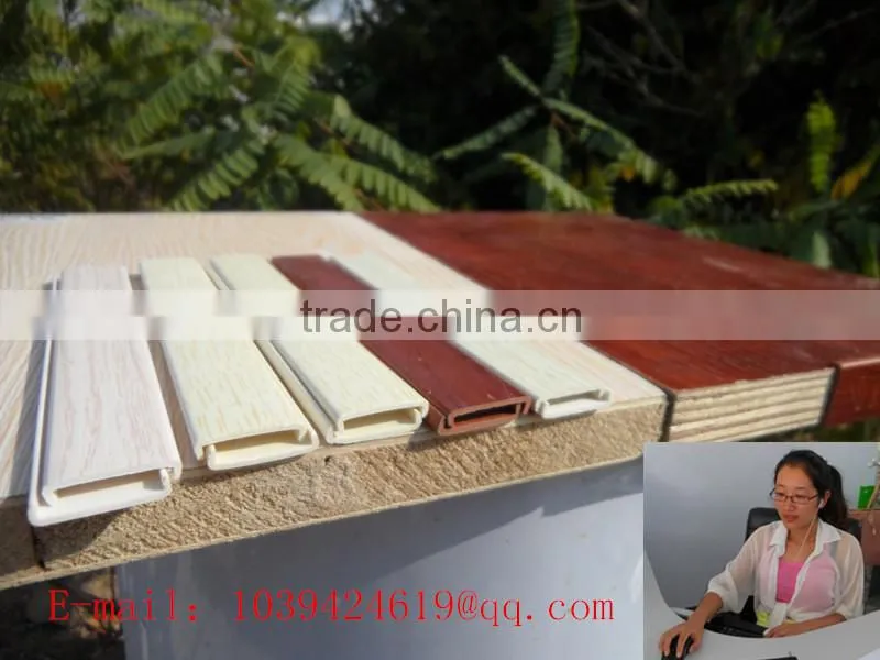 0.03mm wood grain color PVC edge banding for furniture