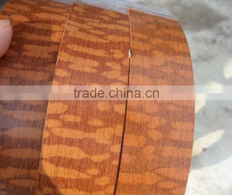 Solid and wood grain 1mm pvc edge banding