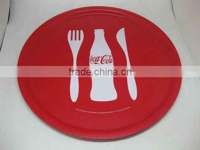 pastic non-slip custom black plastic plate for food serving