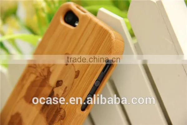 Cute Panda Bamboo Cell Phone Cover Right Open Case for iphone5