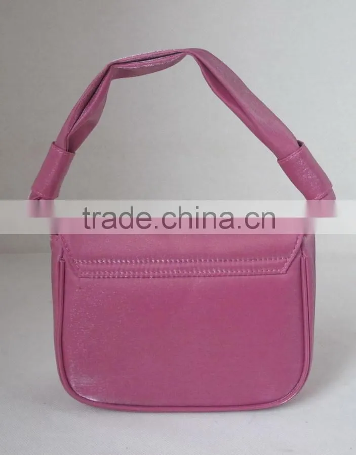 Cute satin clutch bag, diamond evening bag