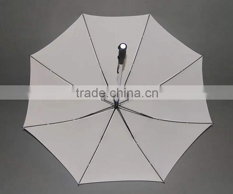 Power umbrella light glow in the dark umbrella LED