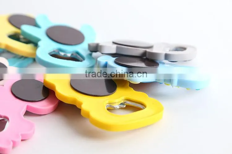 Hot Sale Custom Promotional Cheap Price PVC Keychain Beer Bottle Opener Fridge Magnet