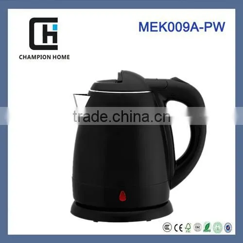 Plastic and Stainless steel Eletric Water Kettle with CE CB Certification