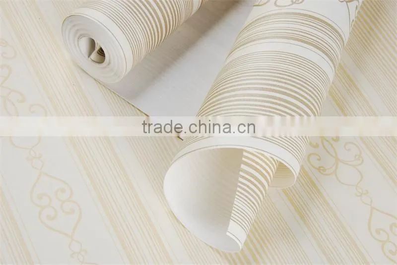 New Design classic wallpapers wide stripe wallpaper