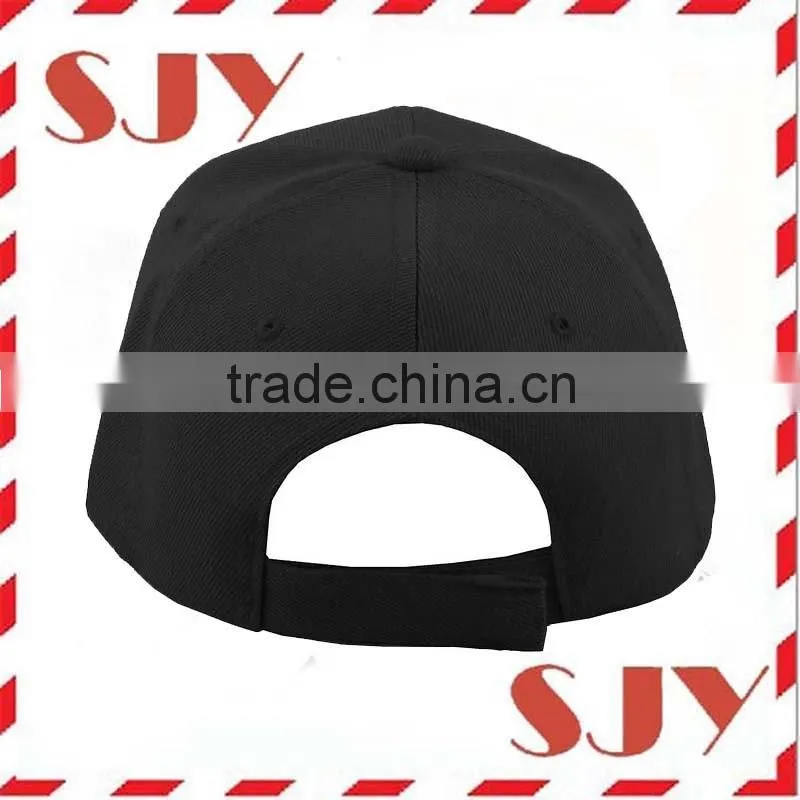 6 panel custom 3d puff embroidery men caps hats