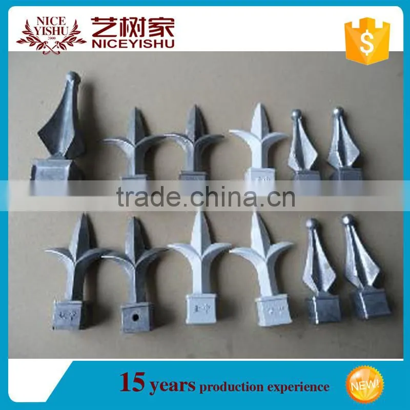 Casting Wrought Iron Ornamental Fence Accessories Flower/Leaves Steel Art Parts