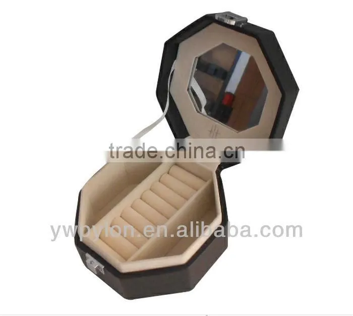 2015 new design PU Leather jewelry box professional manufacturer