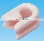 Ceramic eyelet, pigtail ring, rod and tube