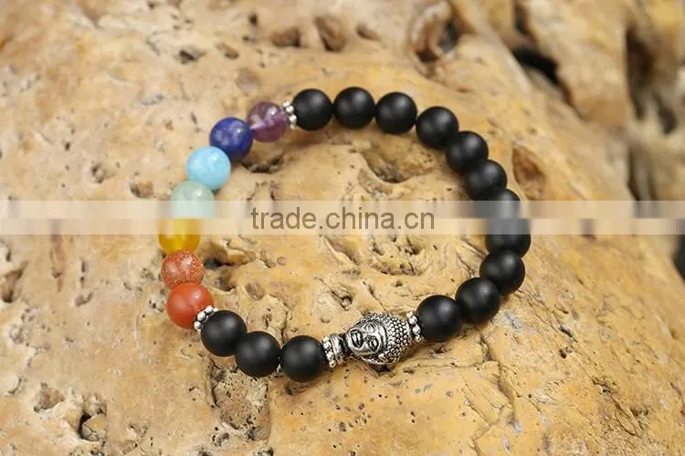 Buddha Beads Bracelets For black stone jewelry