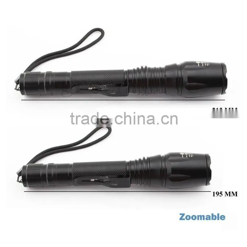1200 lumen rechargeable 15 watt led flashlight torch