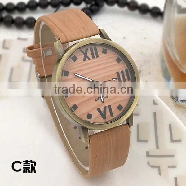 Good Quality Personality Wood Design Watch Custom