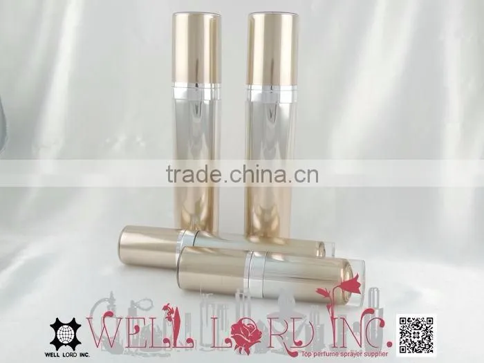 80ml useful golden MS cylinder refillable lotion pump