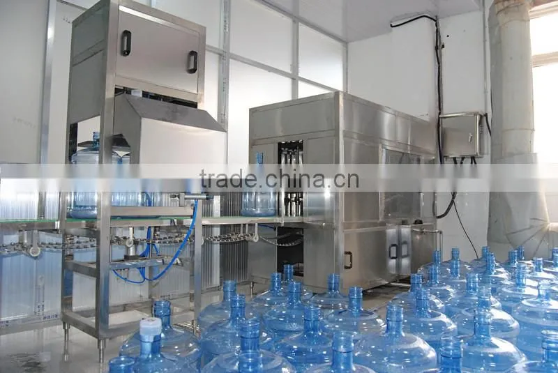 19L bucket mineral water production line/450bph 5 gallon bottle filling machine