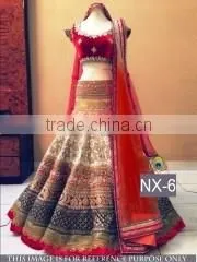 Jaunty Hot Pink Georgette Designer Lehenga Choli/Shop Latest Lehenga Style Sarees