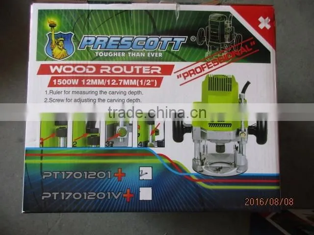 China prescott electric 2100W 220V-240V lock-off electric router