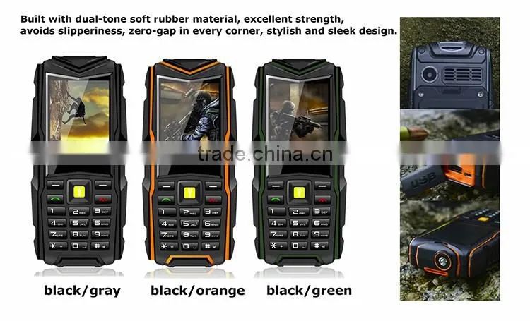 VKWORLD STONE V3 5200mAh Spreadtrum 6531CA 2.4 Inch Screen IP67 Waterproof Dustproof Dropproof Mobile Phone