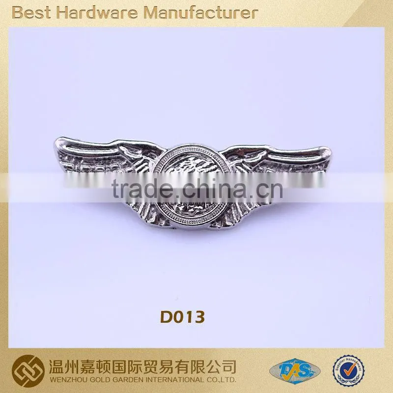 Garment accessory shoes plate jeans patch alloy plate