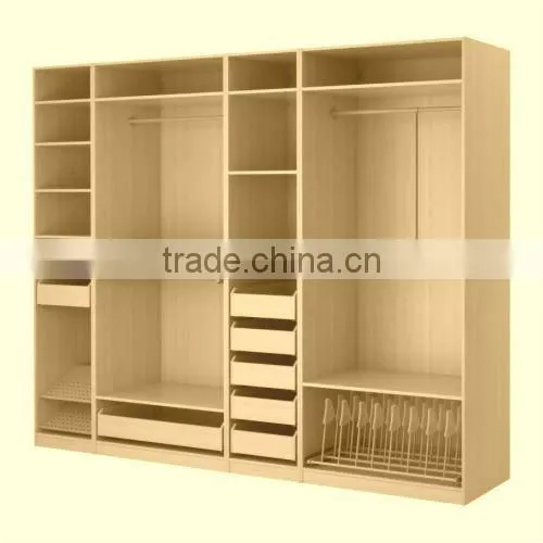fashion white colorfull design wooden Wardrobe