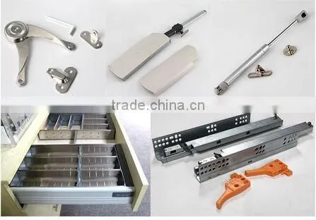 soft closing kitchen drawn slide Concealed slide under-mount full extension to all kinds of wooden drawer