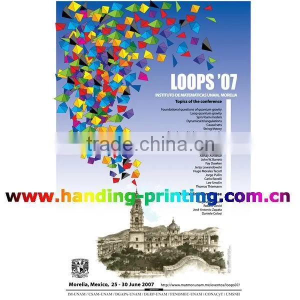 Customized Good Advertising/Slogan Posters Printing