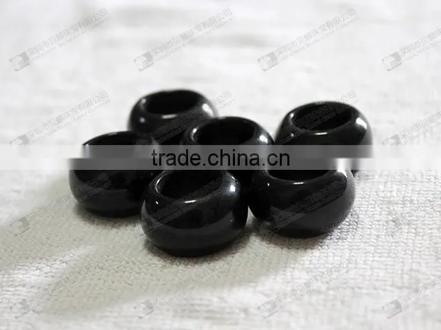 Black onyx rings,stone tail rings
