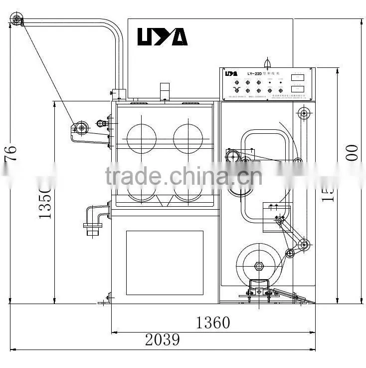 small wire 1.2 mm wire drawing machine