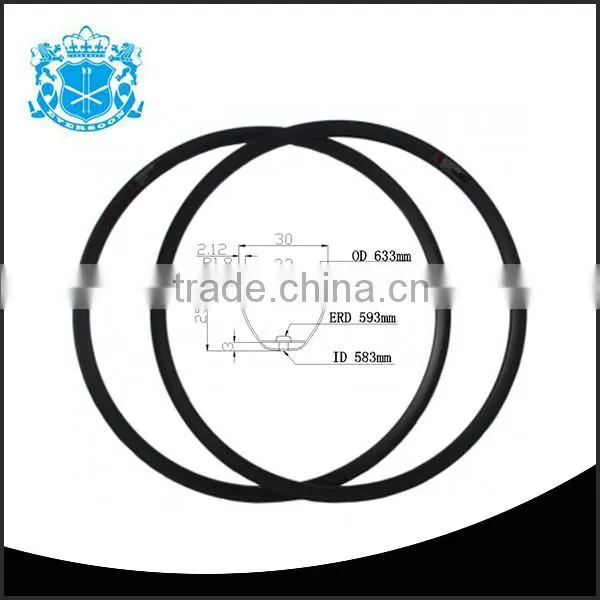 Clincher portable light 16-36H 29er mtb bike carbon rims