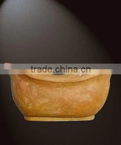 simple stone carving bathtub