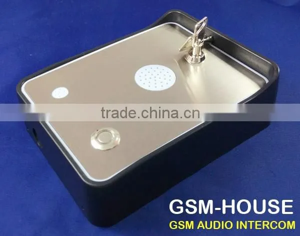 Rain proof audio gsm door phone gsm for villa/house