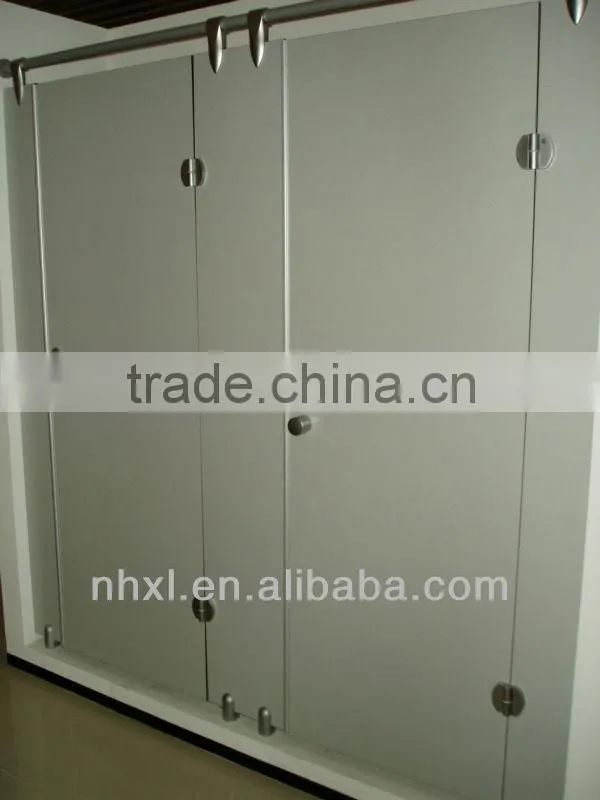 Toilet Cubicle partition stainless steel hardware HPL