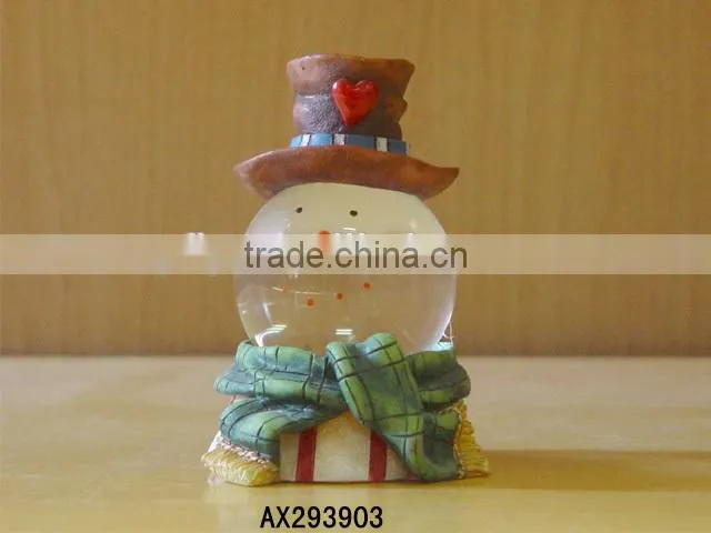 Resin/Polyresin christmas crafts of snow ball