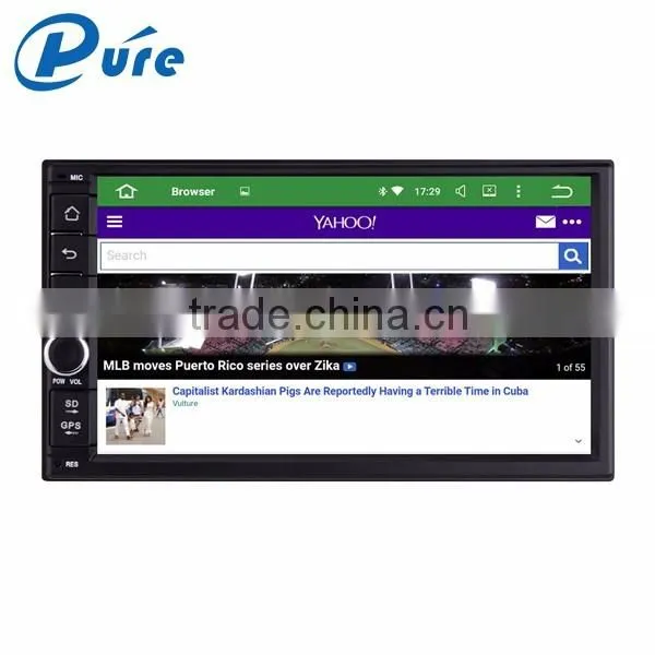Newest 2 din car dvd player 7 inch RK3188 1.6GHz bluetooth player android 5.1.1 car stereo radio gps