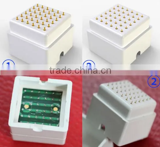 Portable lattice rf microneedle fractional rf wrinkles removal equipment