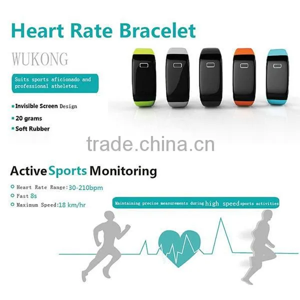 JW018 smart bracelet wristband Silicone Bluetooth 4.0 CC2541 Fitness Tracker IP67 waterproof smartband pulse sensor