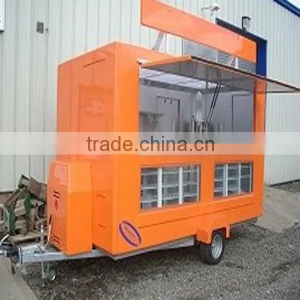 Convenient New Style Food Kiosk Mobile Food Carts for Sale CE