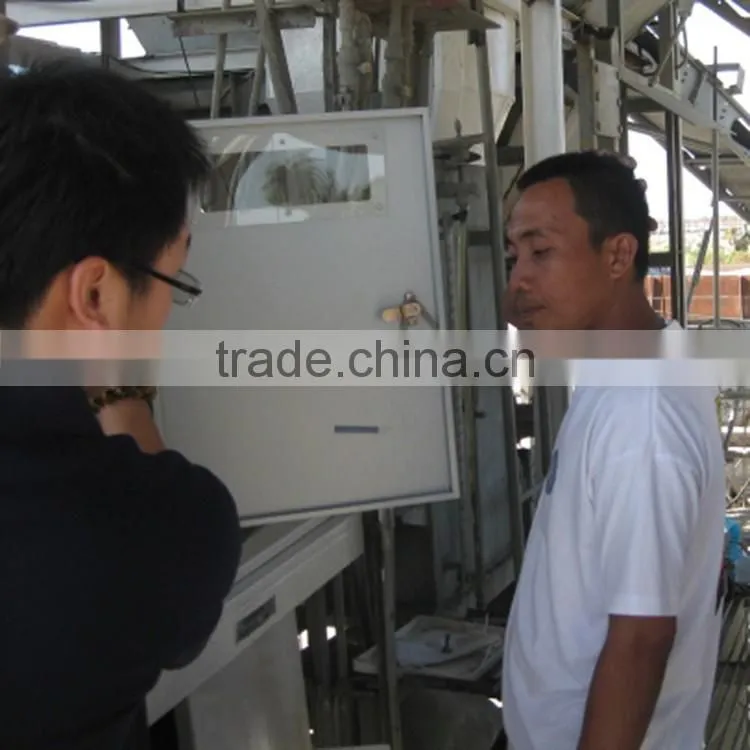 Portable precast concrete mixing plant hot sale in Russia