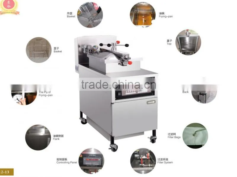 frying machine for chicken industrial frying machine chicken frying machine deep frying equipment