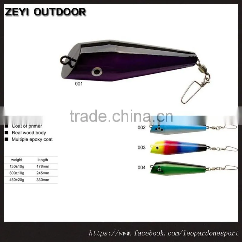 New Fishing Stickbait Popper Lure Wooden Bait For Sale