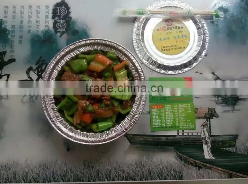 Customized aluminum foil food storage container