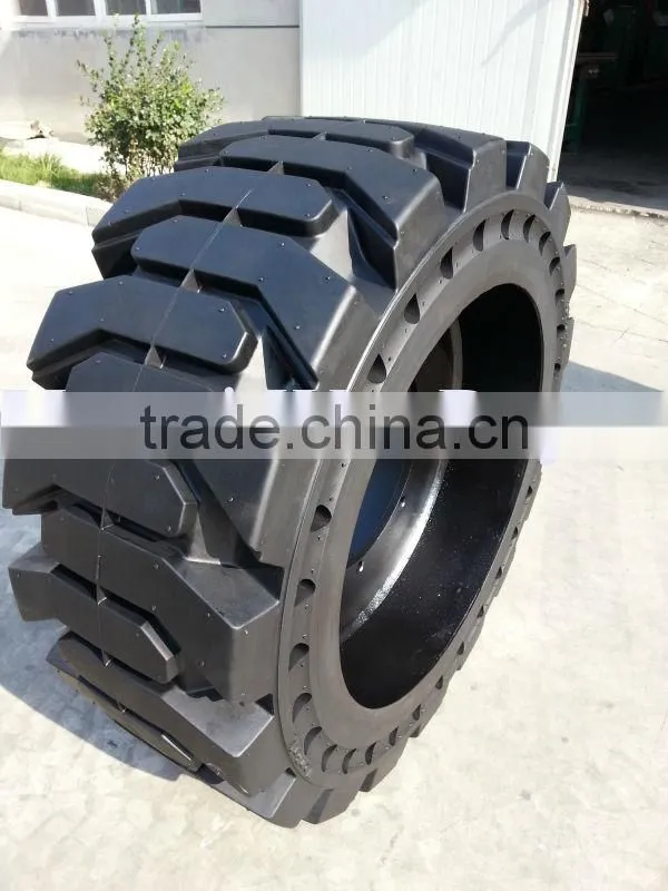 long life 445/65-D22.5 Molded on solid tires for lifting platform trucks