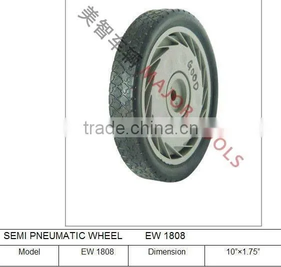 10x1.75 semi pneumatic wheel