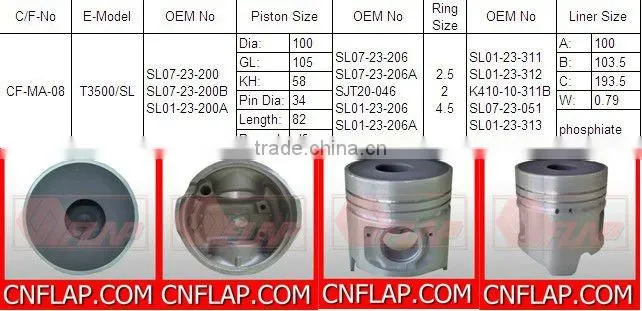 DAEWOO Engine Parts Piston D2156