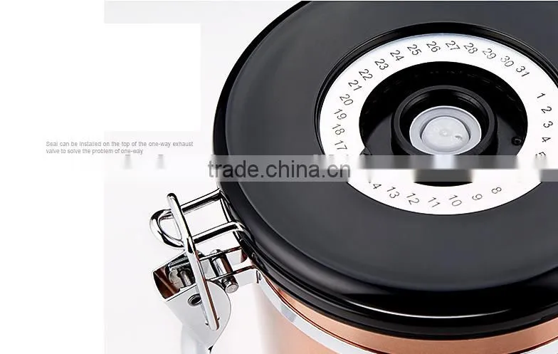 16-Ounce Coffee Vault, Stainless Steel 18/8 canister