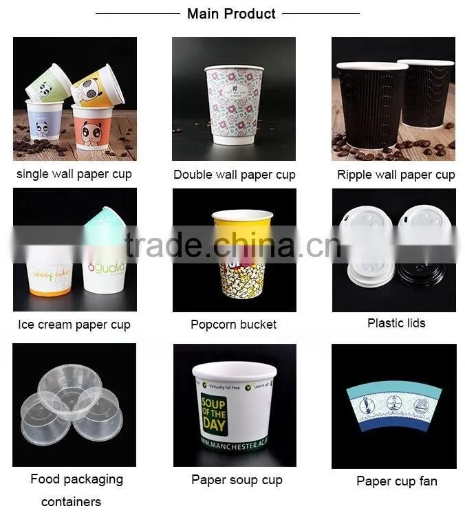 Food Grade Take Out Paper Popcorn Cups