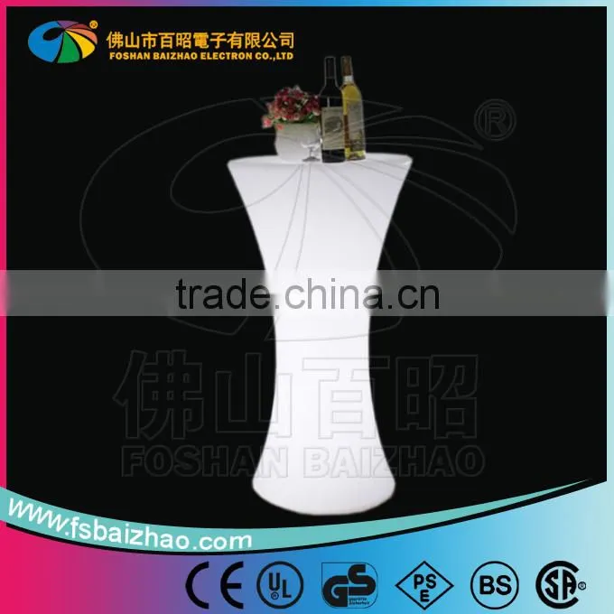 rgb LED plastic Square or round led light LED coffee table