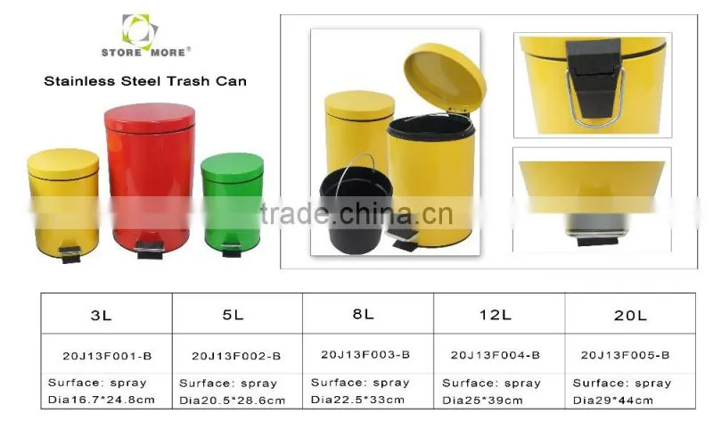 Hot sale Green Round Commercial Mesh Trash Can